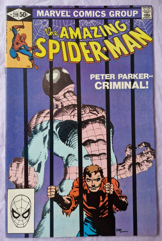 The Amazing Spider-Man #219 Marvel Comics 1981 in Excellent Condition 8.5 VF+