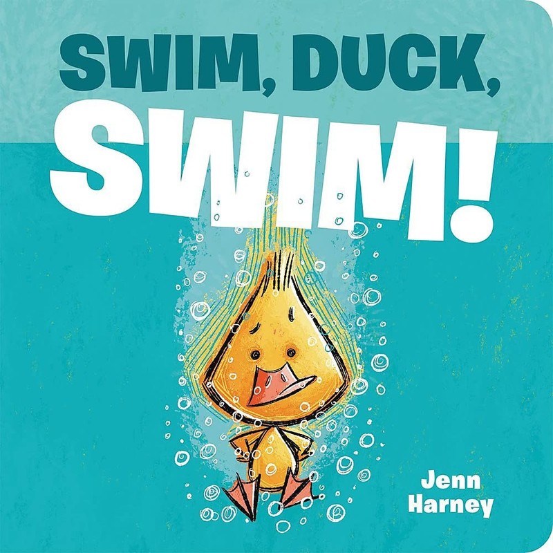 Swim, Duck, Swim! – board book Harney, Jennifer