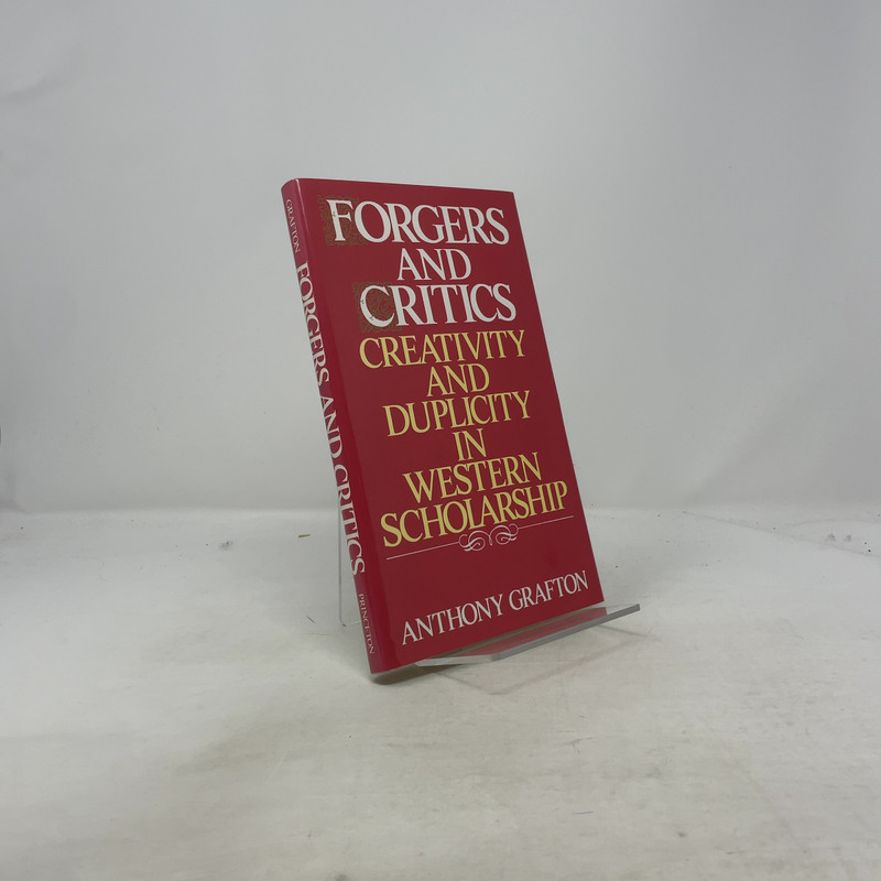 Forgers and Critics by Anthony Grafton HC First Edition Like New 1990 gallery