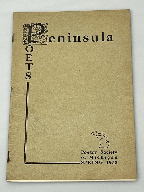 Peninsula Poets Poetry Society of Michigan 1955 Booklet Brochure Pamphlet
