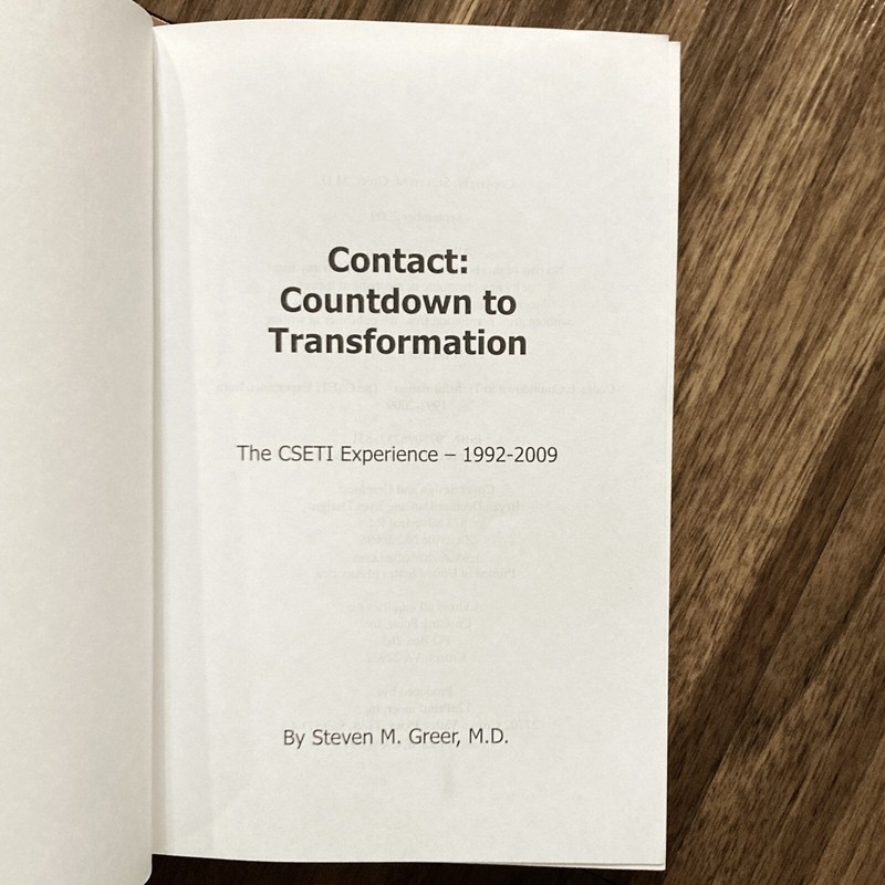 Contact: Countdown to Transformation - Steven M. Greer (Crossing Point, 2009) gallery