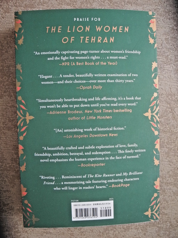 Lion Women of Tehran by Marjan Kamali (2025, Trade Paperback) gallery