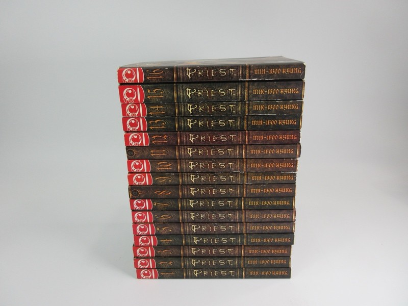 PRIEST Vol 1-16 Softcover Manga Tokyopop Lot Min-Woo Hyung- Very Good