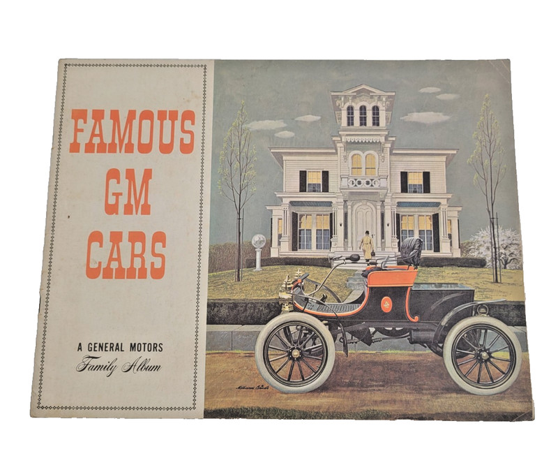 Vintage Famous GM Cars A General Motors Family Album 1962 Book Color Pictures