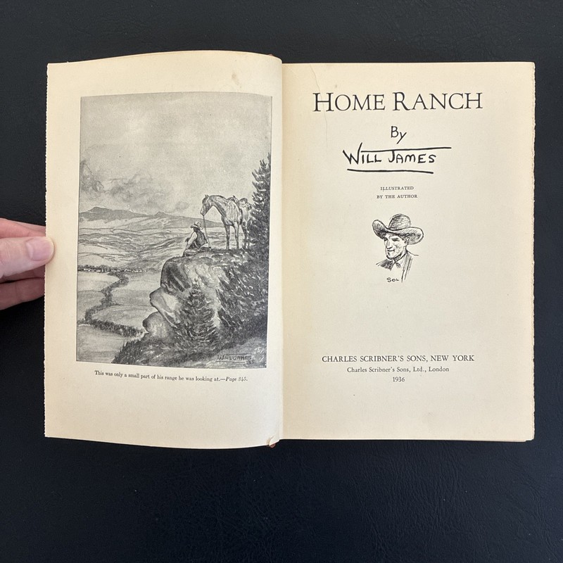 Home Ranch by Will James 1936 Charles Scribner's Sons HC gallery