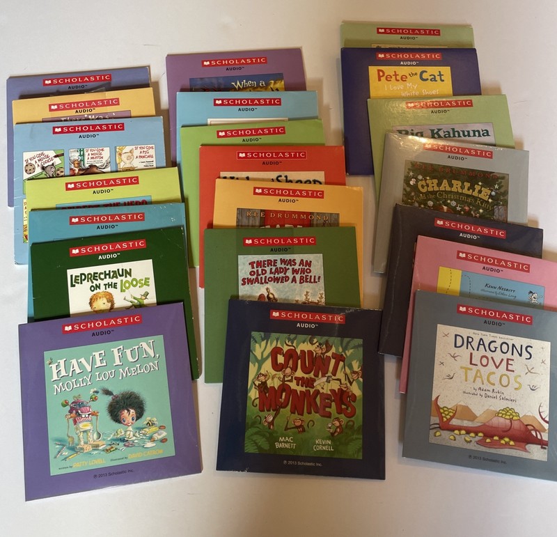 Scholastic Audio Books CD Lot of 21 Kids Children’s Stories gallery