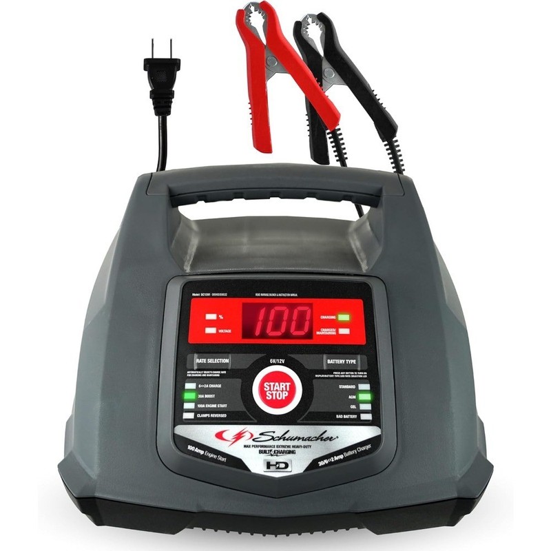 6V 12V Car Battery Charger 100A Engine Starter 5-in-1 Power Supply Maintainer