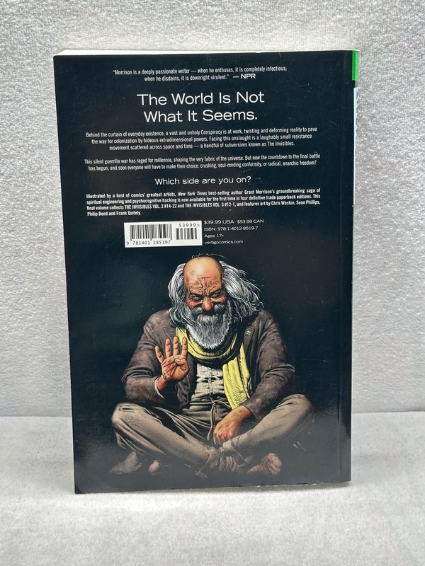 The Invisibles Book Four Grant Morrison Used Condition Book gallery