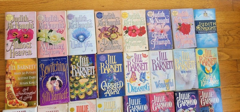 Lot of 56 Books: Jude Deveraux, Julie Garwood, Judith McNaught & Jill Barnett gallery