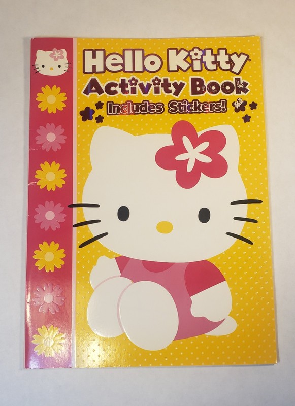 UNUSED! Hello Kitty Coloring Activity Book & Stickers by Sanrio Bendon Publisher