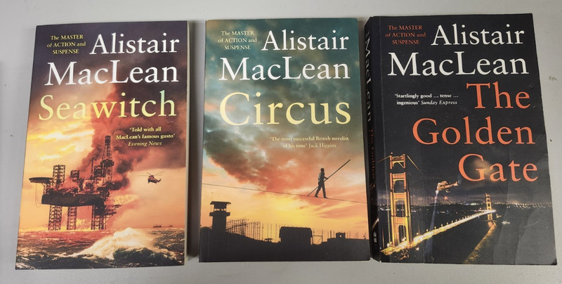 Alistair MacLean, Lot of 7 Large Paperbacks, Very Good reissues in 2020s gallery