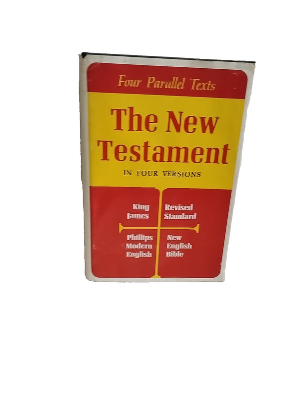 Vintage Bible King James Book Christianity New Testament Parallel Cover MCM