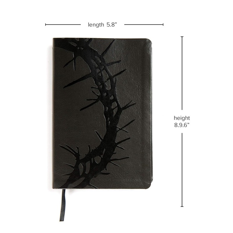 KJV Large Print Reference Bible Charcoal Leathertouch Indexed Red Letter gallery