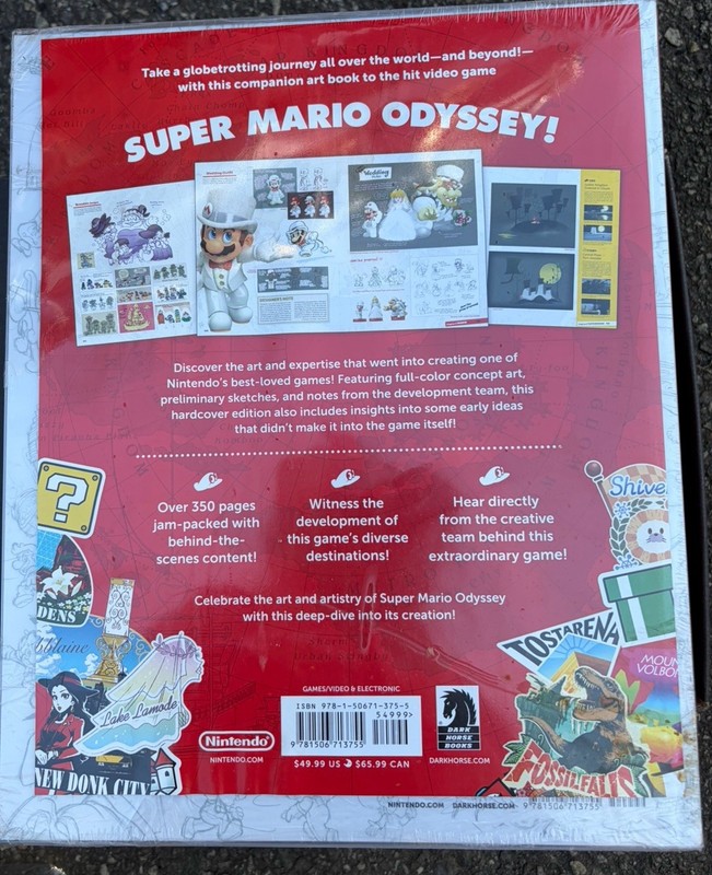Art of Super Mario Odyssey by Nintendo (2019, Hardcover) gallery