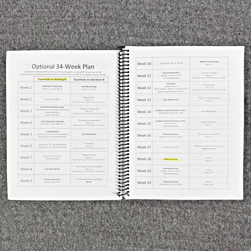 Essentials in Writing 8 Student book w/ Answer Key, 4 DVDs Matthew Stephens 2019 gallery
