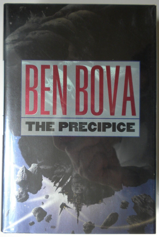 *SIGNED* BEN BOVA high grade 2001 collectible hardcover THE PRECIPICE 349 pages gallery