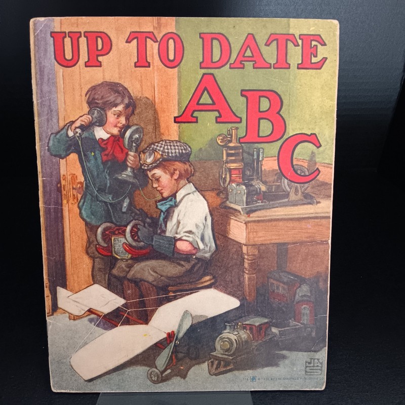 Vintage 1913 UP TO DATE ABC – Saalfield – [J Allen St John] – TARZAN artist