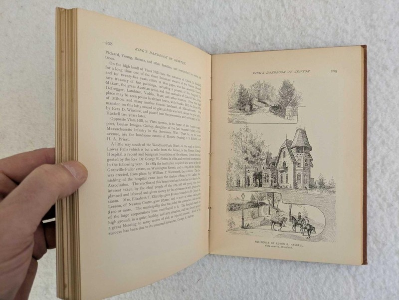 M. F. Sweetser KING'S HANDBOOK OF NEWTON MASSACHUSSETTS 1889 Moses King, Boston gallery