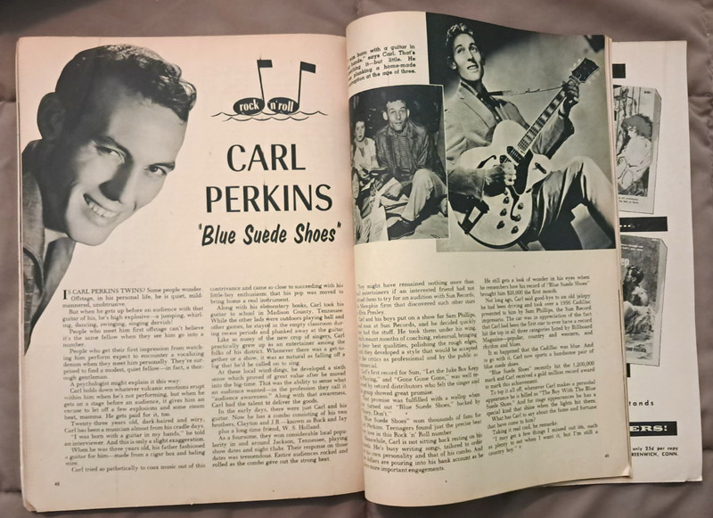 Rock 'N Roll Stars 1956 Photo Magazine (Elvis/Fats Domino/Carl Perkins/Platters) gallery