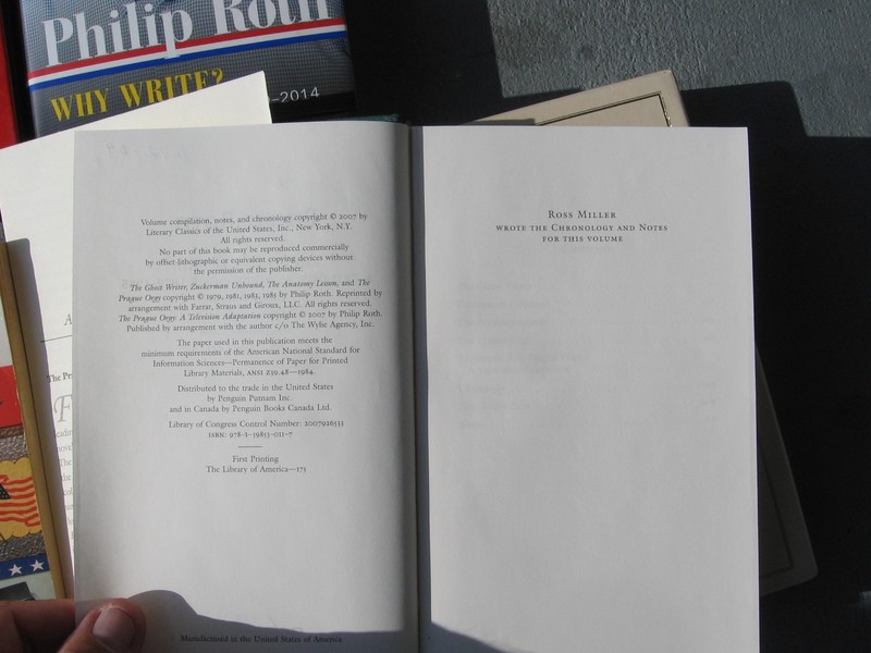 4 Philip Roth Books: I Married Communist, Collected Nonfiction 1960-2014, Reader gallery