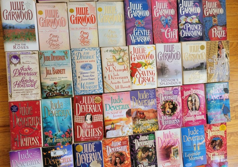 Lot of 56 Books: Jude Deveraux, Julie Garwood, Judith McNaught & Jill Barnett gallery