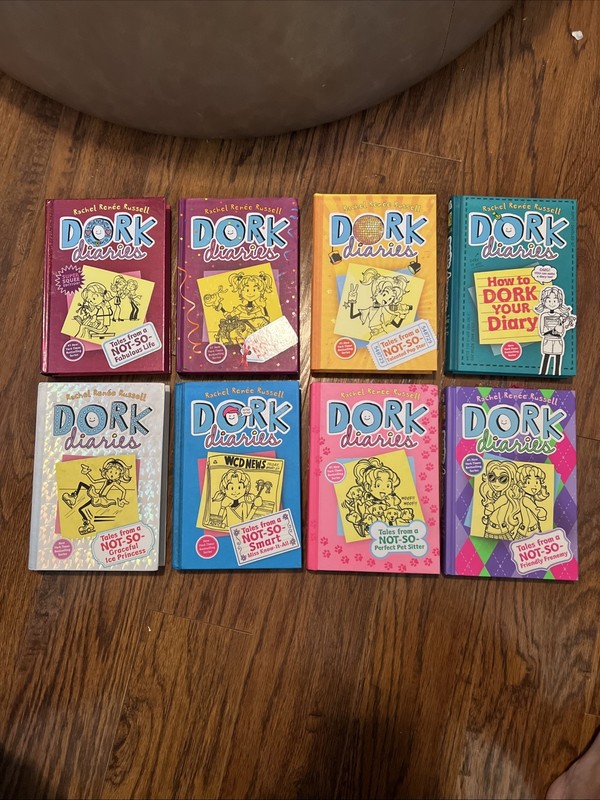 Dork Diaries lot of 8 Hardback Books 1-5, 3 1/2, 10-11 Rachel Renee Russell VG gallery