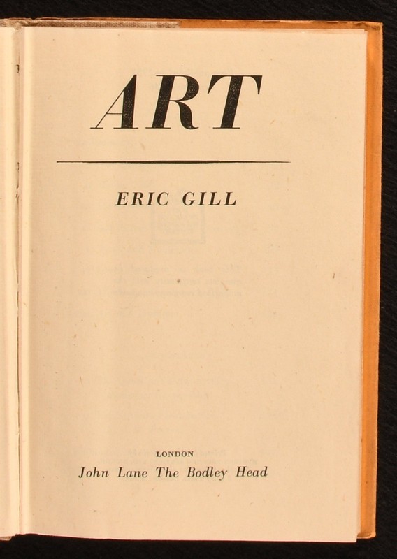 1934-1954 9vol Set of Eric Gill works Illustrated 5 Volumes in Dust Wrappers gallery