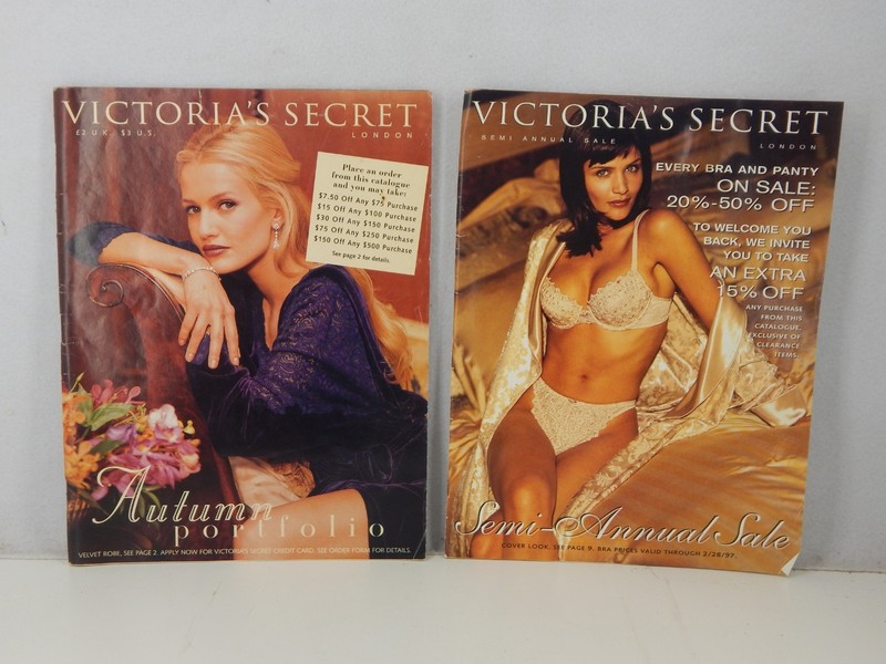 Victoria’s Secret Catalogs London Fall 1996 Lot of 2