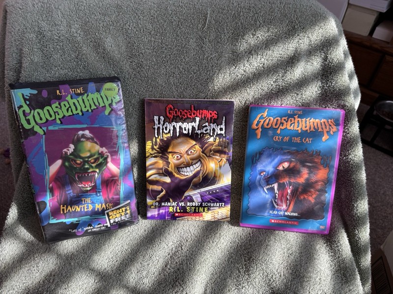Goosebumps By R.L. STINE Book, VHS Tape And DVD