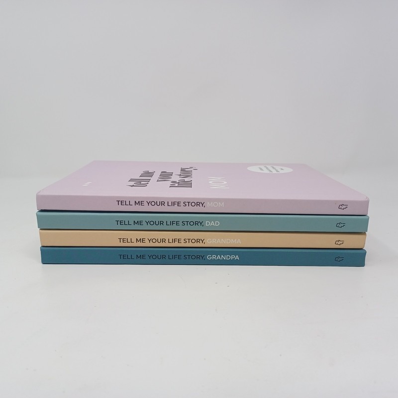 NEW Lot Of 4 Tell Me Your Life Story Mom Dad Grandma/Pa Guided Journal + Memory gallery