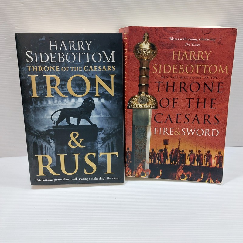Harry Sidebottom Books Lot Bundle x 2 – Throne of the Caesars 1 and 3 Large PB