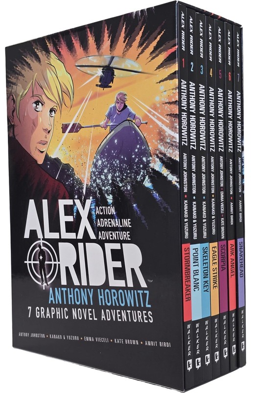 Alex Rider Graphic Novel Adventures 7 Books Paperback Box Set – Ages 8-16