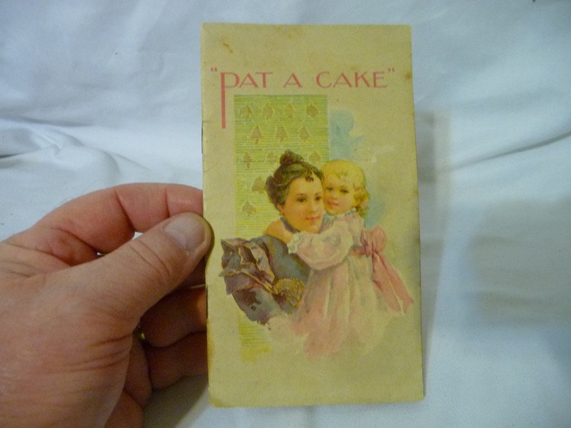 Antique Advertisement «Pat A Cake» Book for Marvel Flour Dated 1899 G.M. Heath
