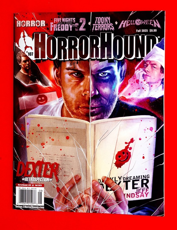 DEXTER RETROSPECTION Fall 2025 HORROR HOUND Magazine HELLOWEEN / NEW