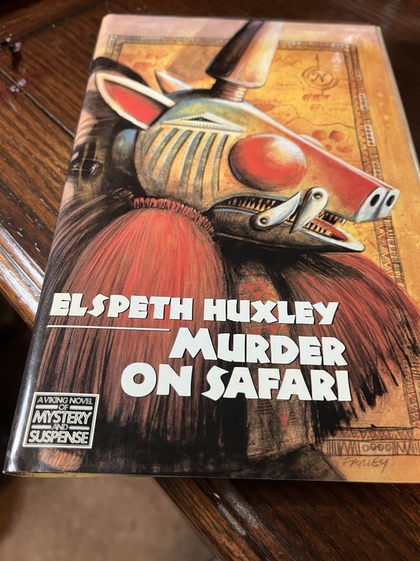 Murder on Safari Hardcover Elspeth Huxley NEW
