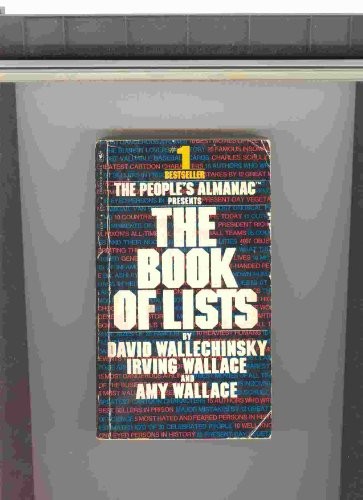 Book of Lists, David Wallechinsky, Irving Wallace and A