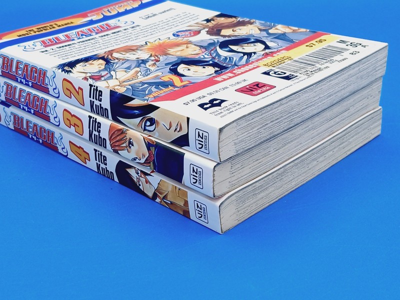 Lot of 3 PB - Bleach - Volumes 2, 3, 4 - by Tite Kubo- Shonen Jump Manga. gallery