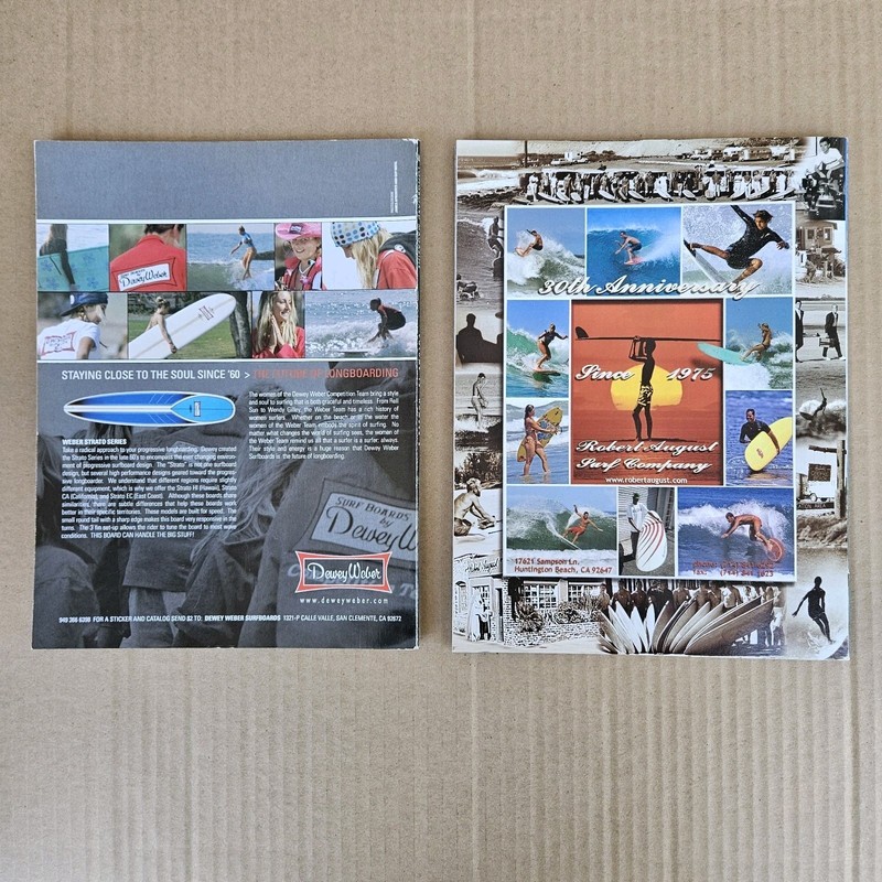 Longboard Magazine Lot of 4 - 2005 Dale Velzy Remembered Board Buyers Guide gallery