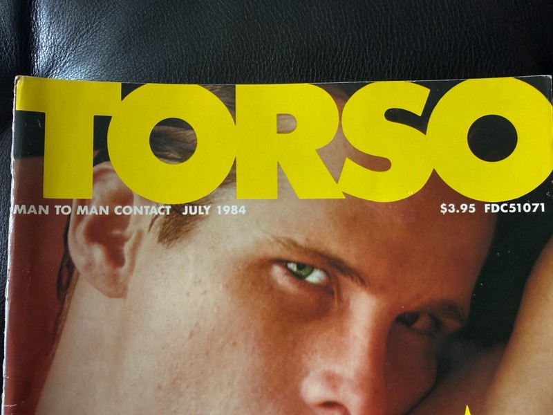Torso Magazine 7/84 vintage gay interest male pinups