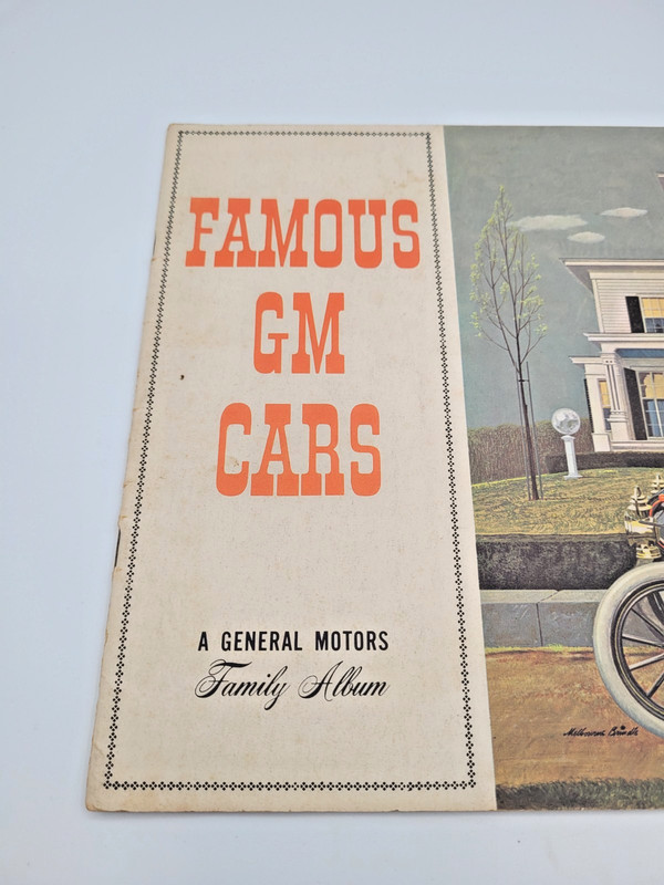 Vintage Famous GM Cars A General Motors Family Album 1962 Book Color Pictures gallery