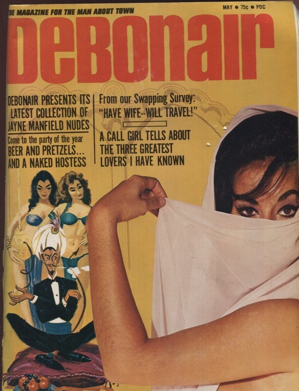 RARE Vintage DEBONAIRE Magazine MAY 1966 Pinups, men’s interest *FREE SHIPPING*