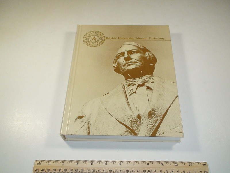 1987 Baylor University Alumni Directory 670 pages PERFECT No Markings Inside