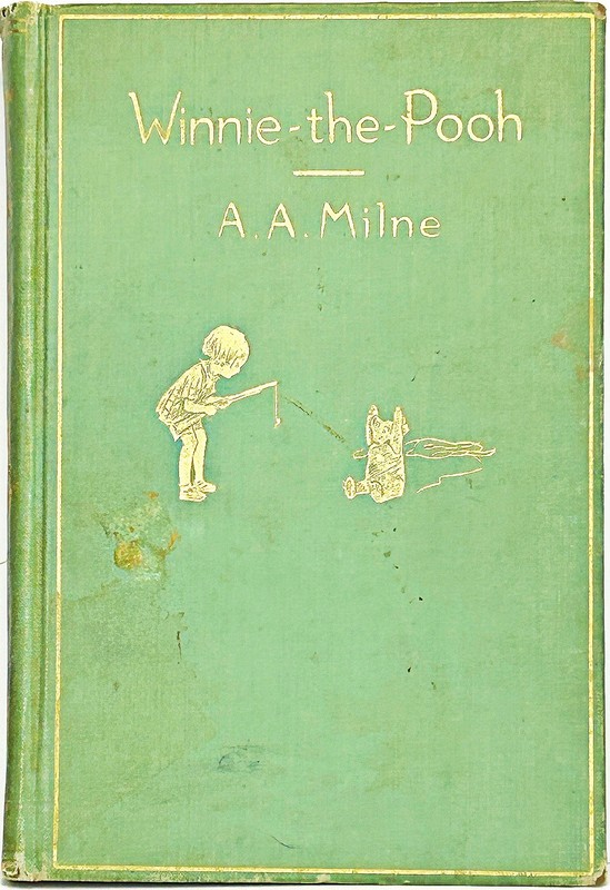 © 1926 edition WINNIE THE POOH Tigger FIRST FORMAT Milne VARIANT BINDING * RARE