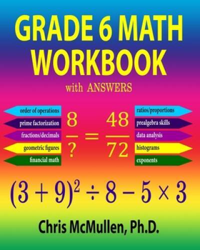 Grade 6 Math Workbook with Answers (Improve Your Math Fluency) – VERY GOOD