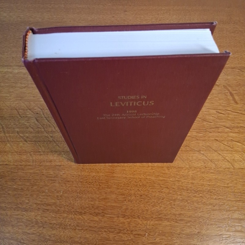 STUDIES IN LEVITICUS 24th Annual Lectureship East Tennessee School of Preaching gallery