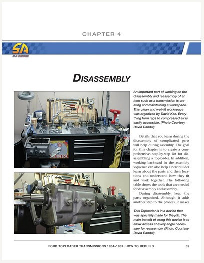 SA534 How To Rebuild Ford Toploader Transmissions 1964-1973 Step By Step Manual gallery