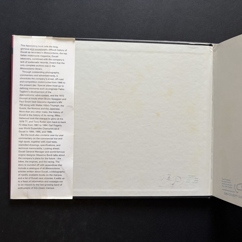 Ducati Motorcycle 50 Golden Years Through the Pages Motociclismo Magazine HC DJ gallery
