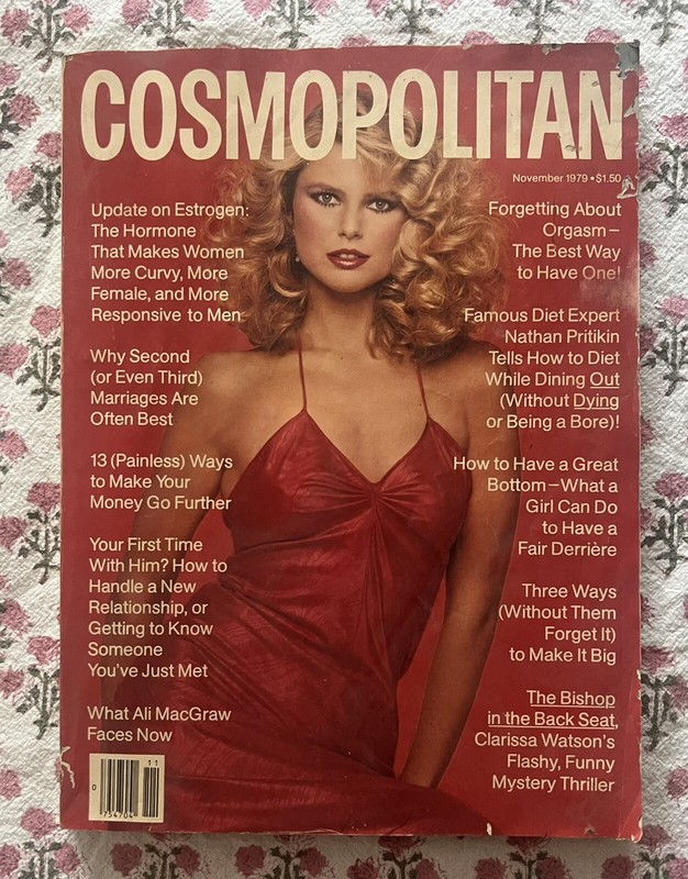 Cosmopolitan Nov 1979 Christie Brinkley Ali McGraw Nathan Pritikin Fashion mag