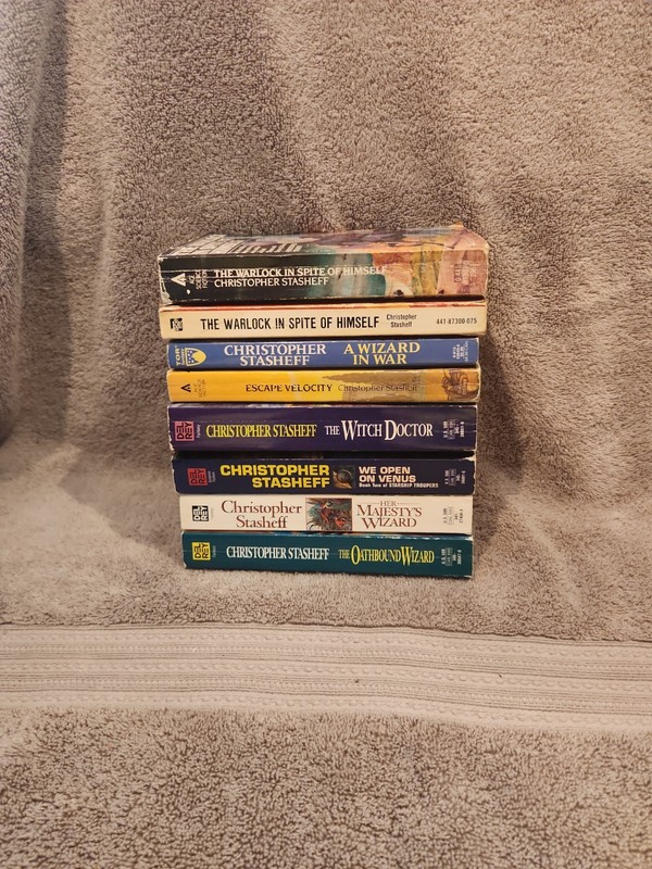 Christopher Stasheff Lot Of 8 Sci-Fi Paperback Books