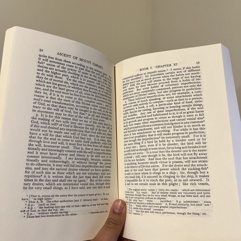 Ascent of Mount Carmel Spiritual Classic Religious Book gallery